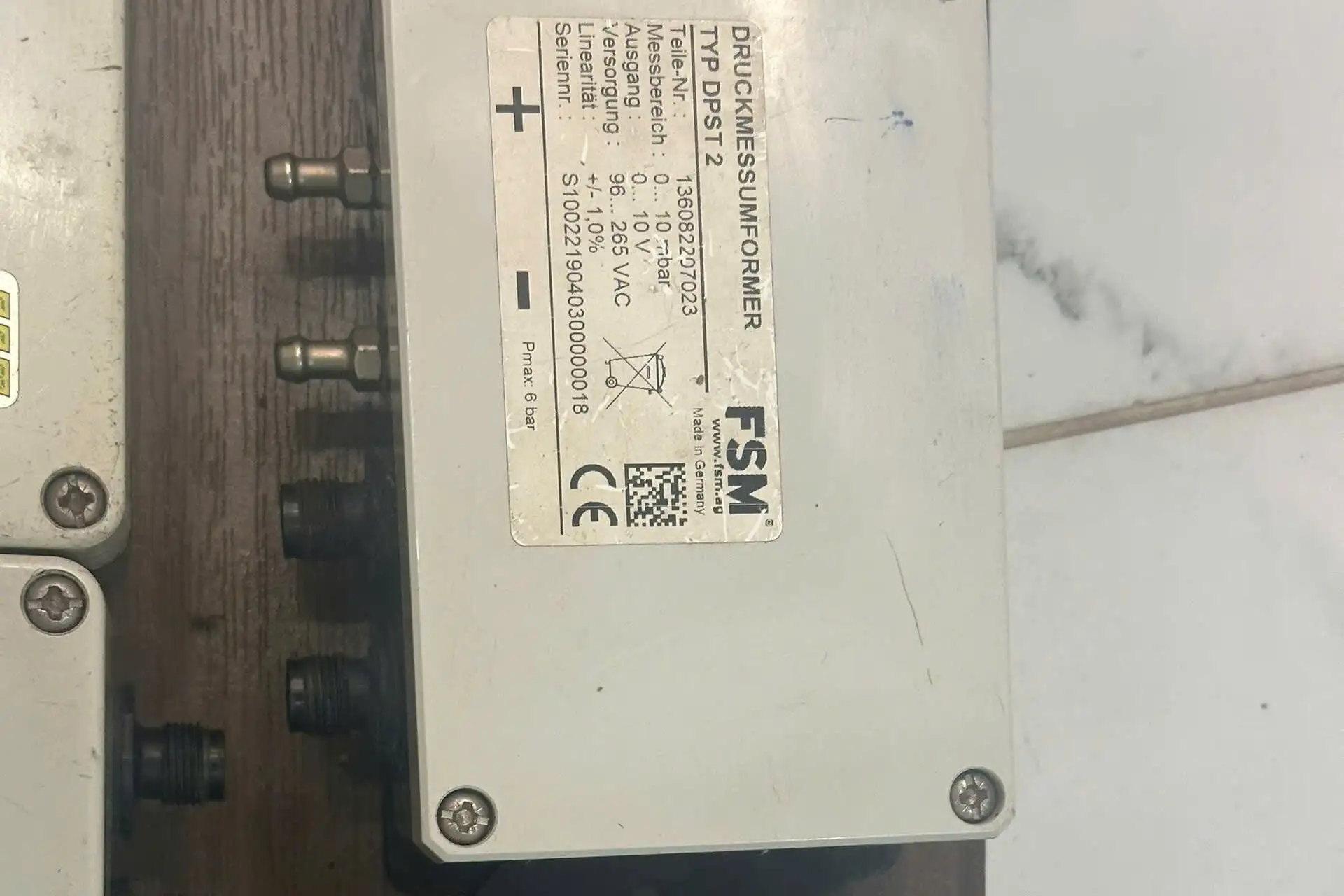 Cảm biến chênh áp DRUCKMESSUMFORMER FSM DPST 2.